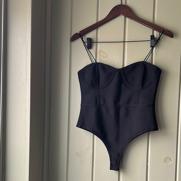Forever 21 Black Bodysuit - Picture 1 of 8